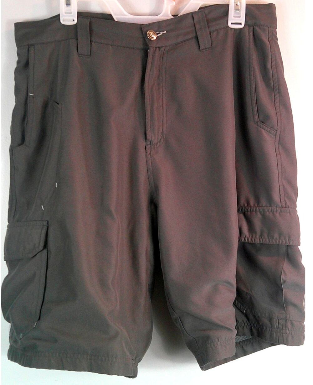 Hierarchy Cargo Shorts HRWS141150 Men's Charcoal Gray Size 34